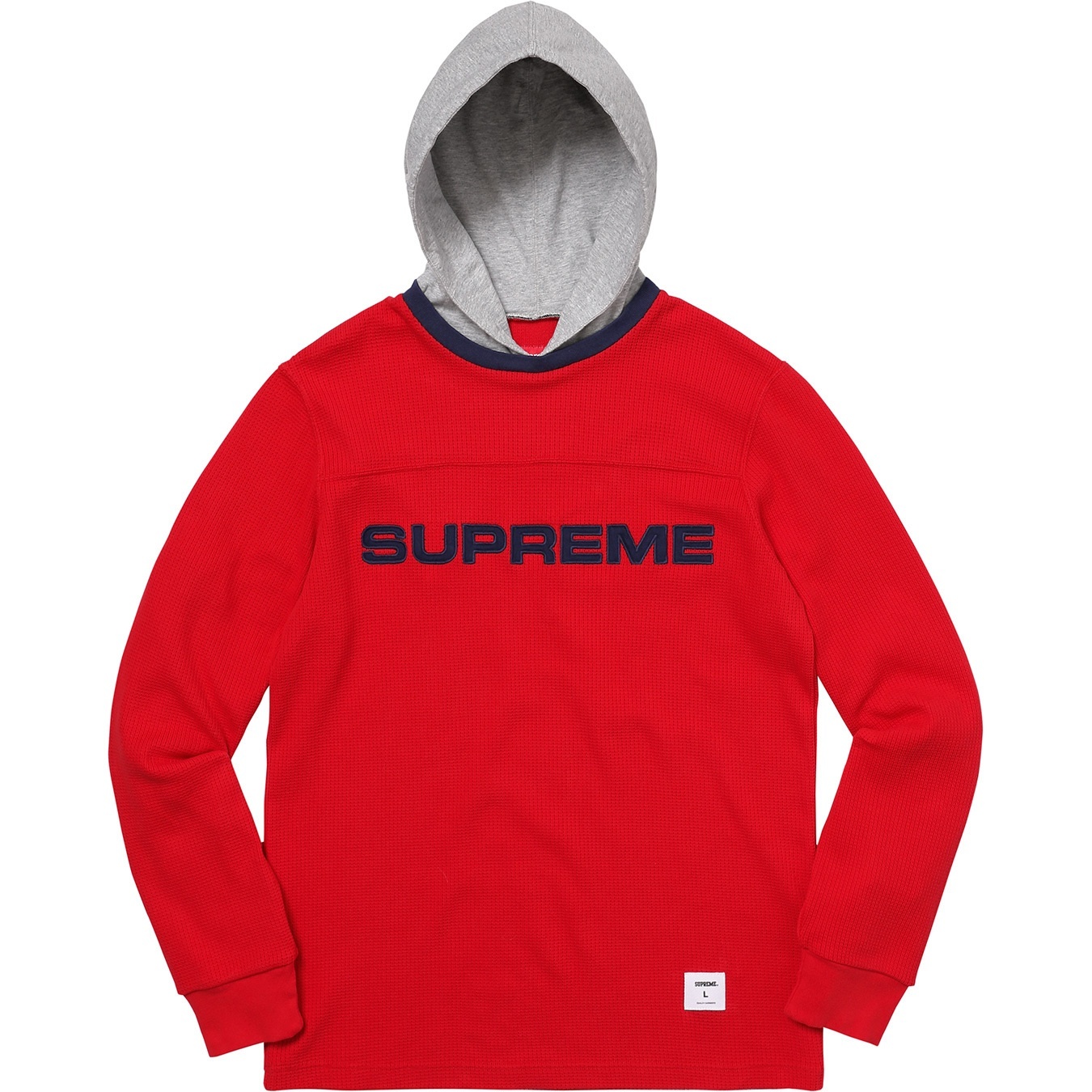 Hooded Waffle Ringer view 8